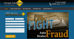 Desktop Screenshot of georgia-auto-fraud.com